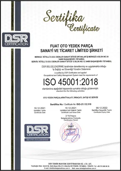 ISO 45001:2018