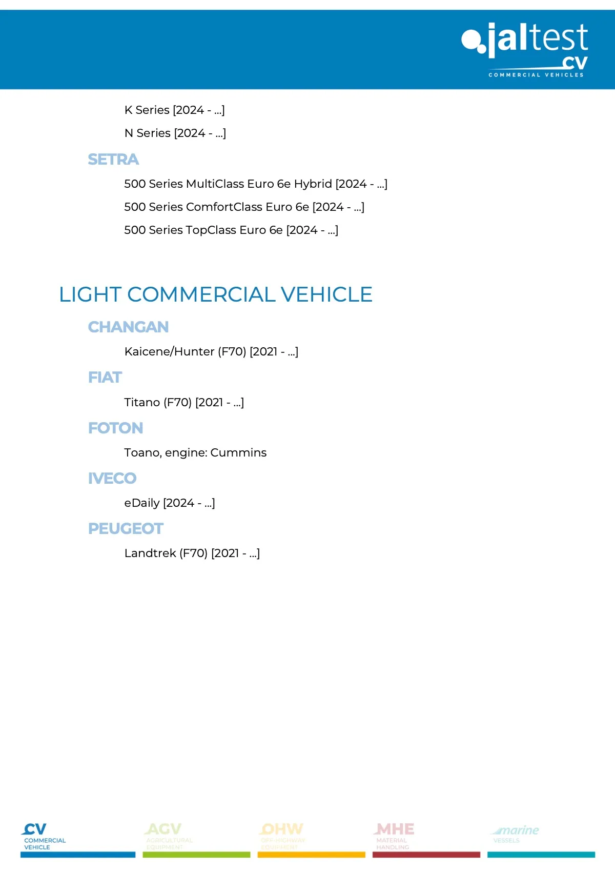 Jaltest 26.2 update contents, page 6